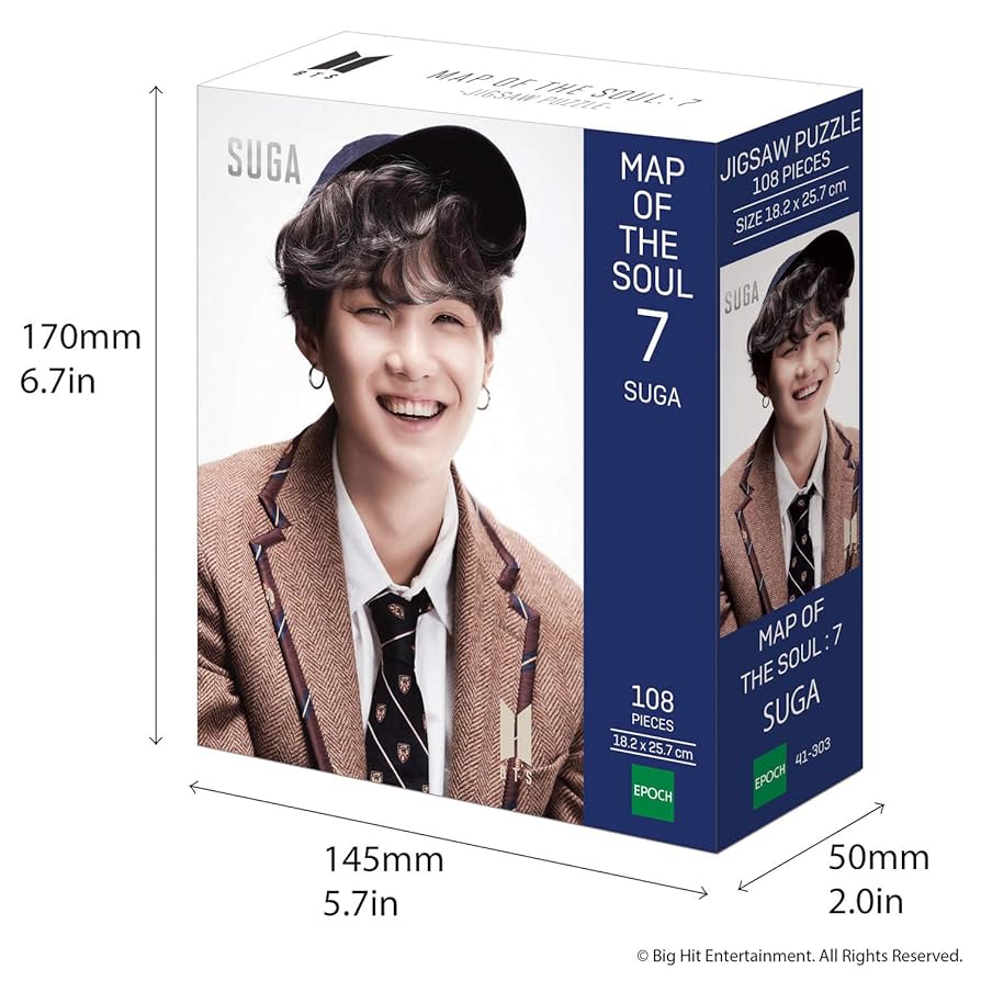 Amazon.com: EPOCH BTS Map of Soul: 7 - Suga, Puzzle : Office